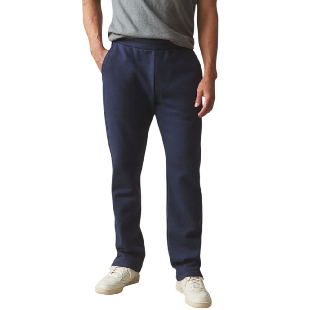 American Giant Sweatpants Mens 2XL Navy Blue Straight Leg Cotton USA Made NEW